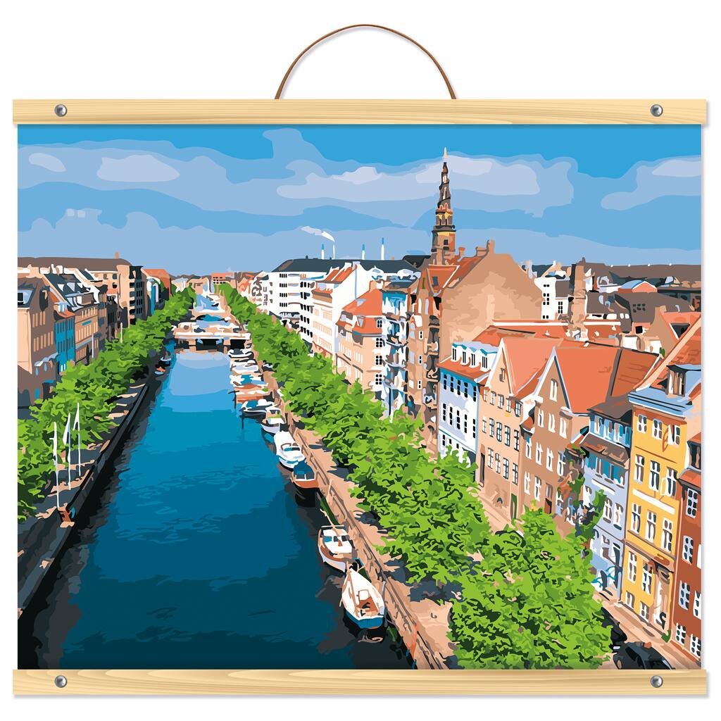 Port Town Paint By Number Kit By Artist S Loft Necessities Michaels